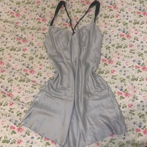 Satin Babydoll Sz M